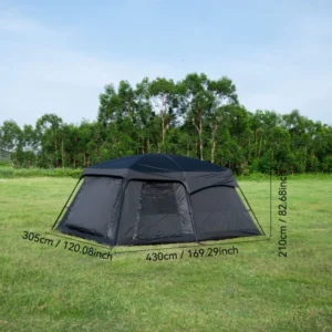 Outdoor Camping Tent with Extendable Canopy